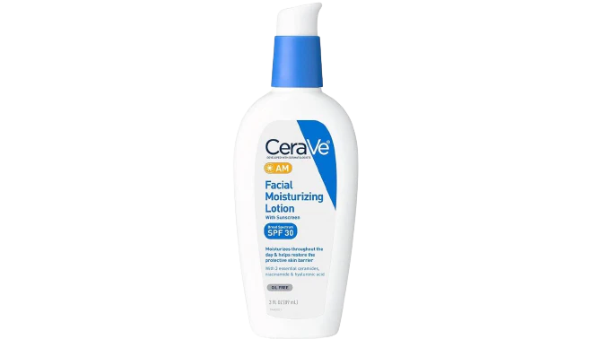 CeraVe AM Facial Moisturizing Lotion SPF 30: Pelembap dengan Perlindungan Matahari
