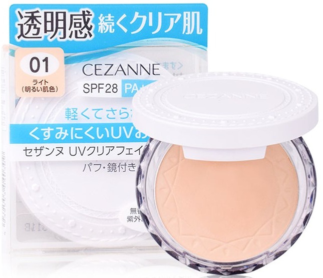 CEZANNE UV Clear Face Powder: Bedak Multifungsi dengan Perlindungan UV